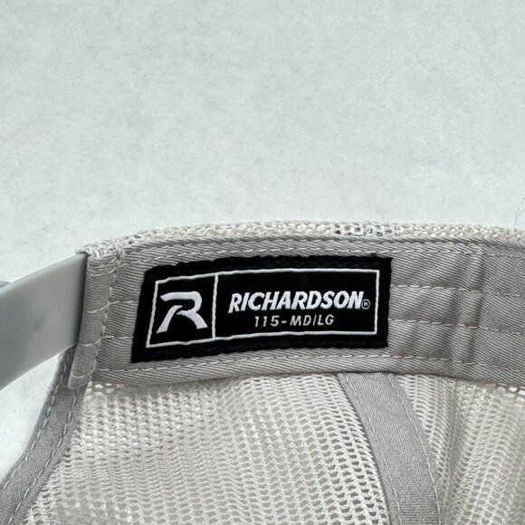 Rattler Ropes Mesh Trucker Hat Blue Gray Adjustable Snapback Cap Rodeo MD/LG - Picture 8 of 9